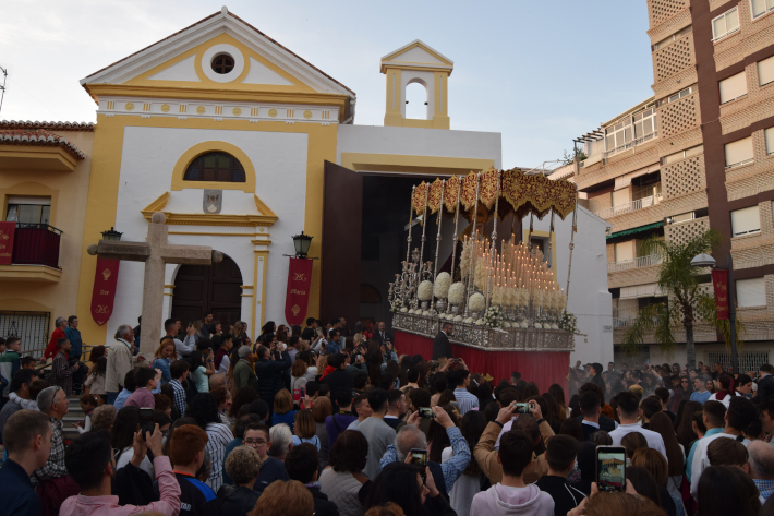 La cofradía del Martes Santo vuelve a salir de la Iglesia del Carmen años después